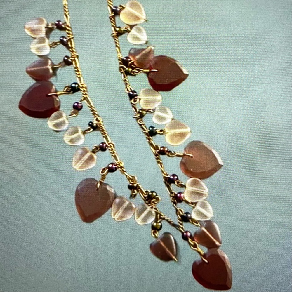 Vintage Pididdly Links Heart Charm Necklace - Picture 3 of 5